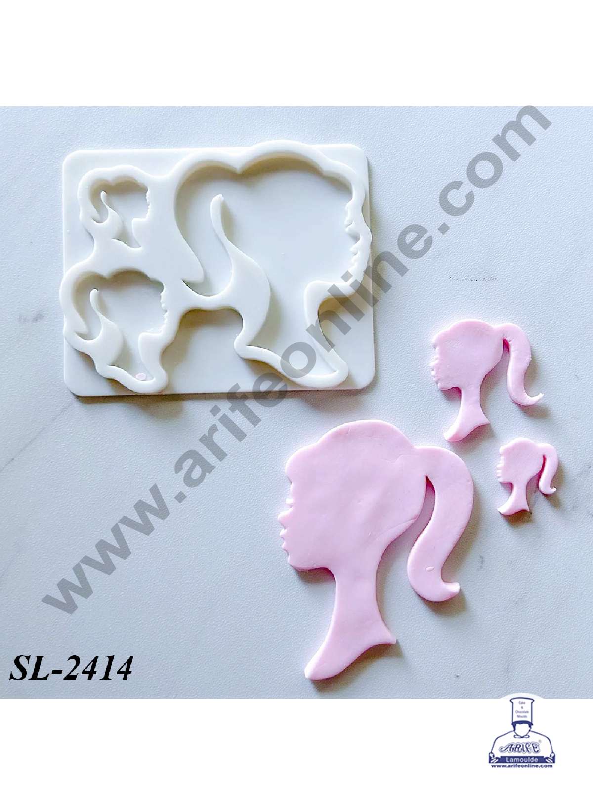 SILICON FONDANT MOULD SL-2414 (MOQ 12 PCS) (OD)