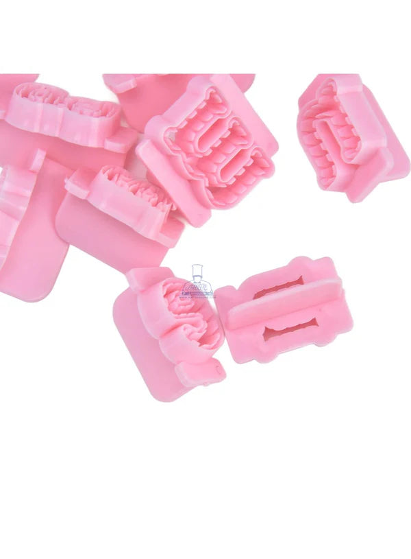 26pcs Mini Lower Case Pink Alphabet Fondant & Cookie Cutters Set  SBS-B61 (MOQ 12 PCS) (ADD)