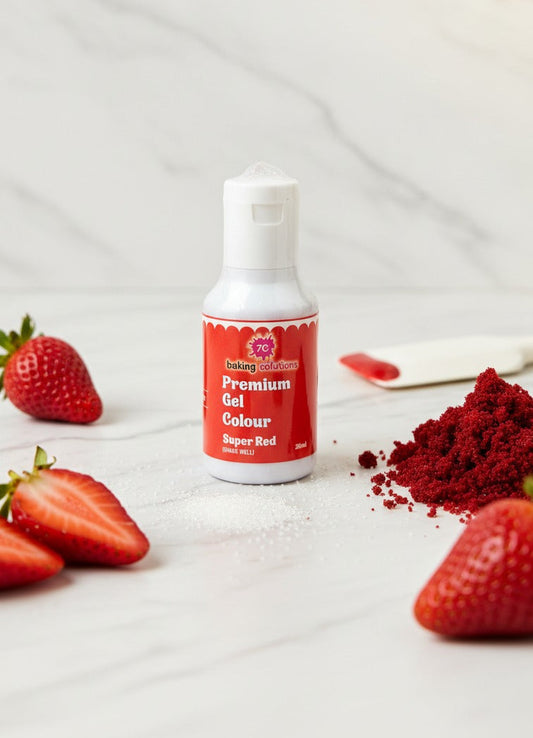 7C Edible Premium  Gel Color Food Colouring for Icing, Cakes Decor, Baking, Fondant Colours - Super Red  (MOQ 12 PCS)  (RA.24)
