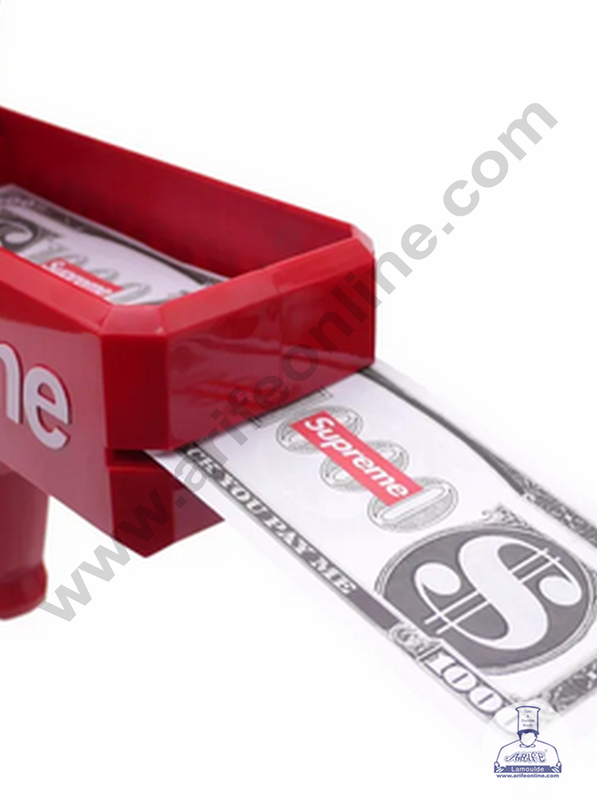 RED Money Gun Shooter Money Dispenser with Fake Money for Birthday Wedding Party, Night Club (MOQ 6 PCS)