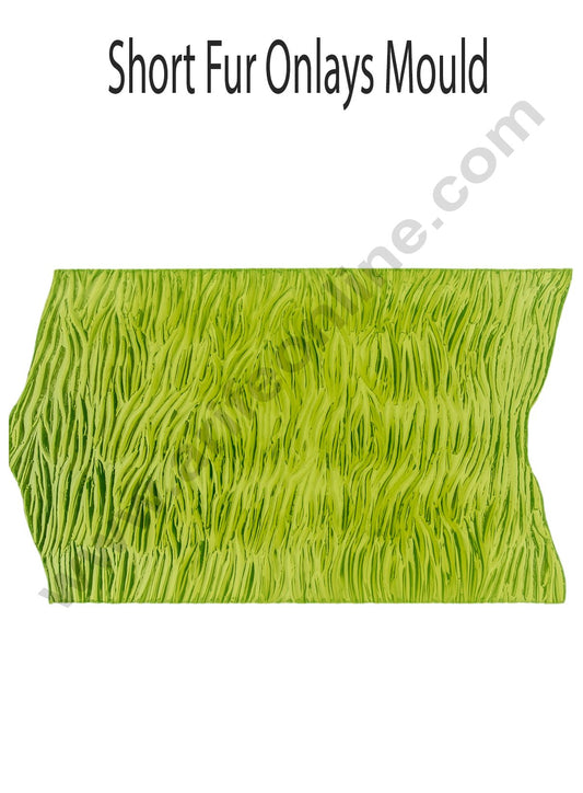 Silicon Short Fur Pattern Impression Onlays Molds