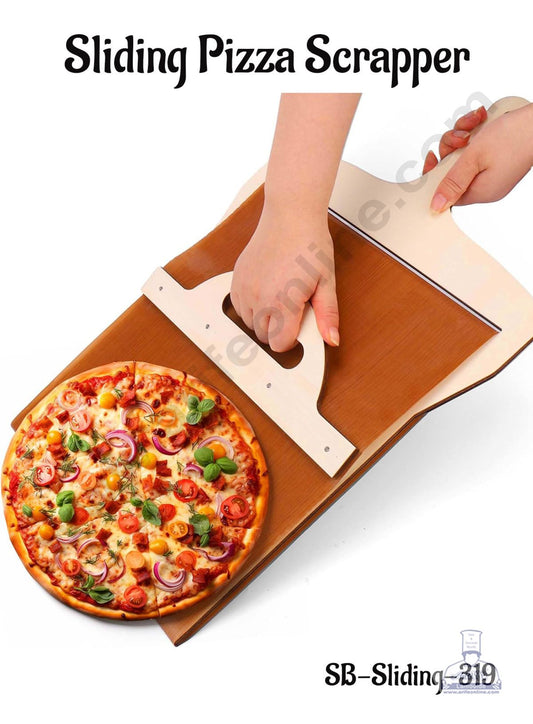 Sliding Pizza Cake Sliding Scrapper, That Transfers Pizza Perfectly | Pizza Board| Pizza Transfer Slider Pizza  (MOQ 12 PCS)