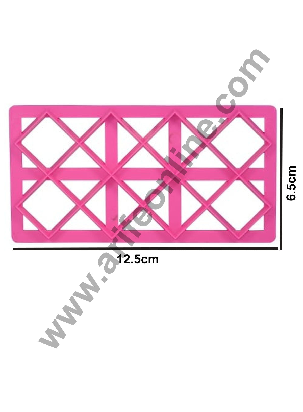 Cake Decor Square Shape Quilt Embosser Molds, Cookie Biscuit Mold Fondant Cake Tools