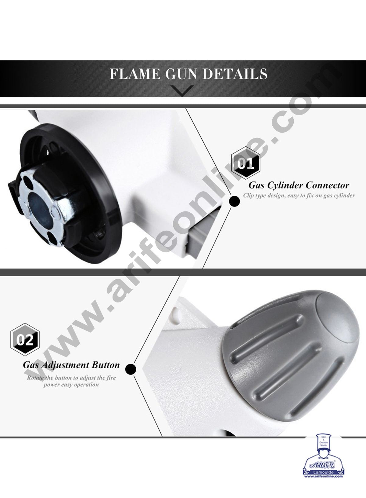 Cooking Torch Culinary Torch - Kitchen Cooking Butane Torch - BBQ and Baking, DIY - Butane  (MOQ 12 PCS) Gas Not Included) (AOD)