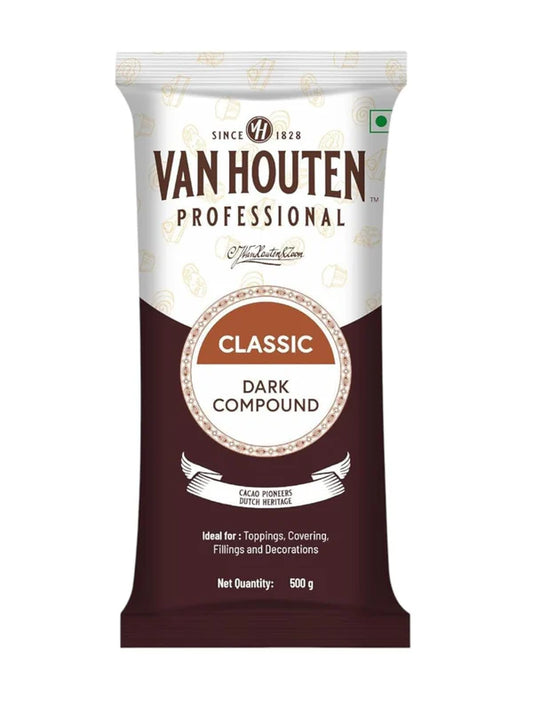 Van Houten Classic Dark Compound Slab- 500 gm (Previously known as a Van Leer Dark Compound)