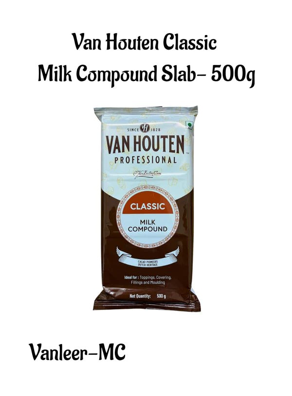 Van Houten Classic Milk Compound Slab- 500 gm (Previously known as a Van Leer Milk Compound)