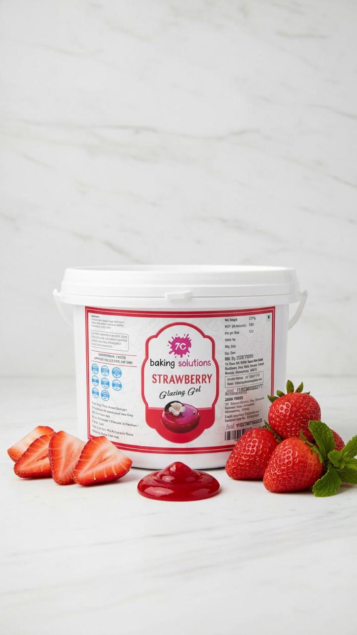 7C Strawberry Glaze (2.5KG)  (MOQ 8 PCS) (RED)