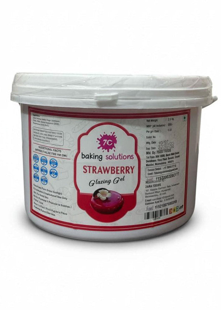 7C Strawberry Glaze (2.5KG)  (MOQ 8 PCS) (RED)