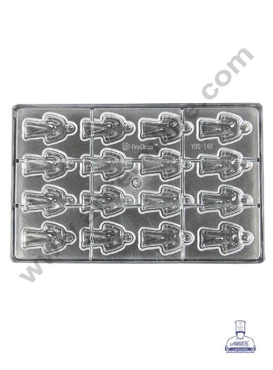 16 Cavity Polycarbonate Chocolate Mold - ( YBS-140 ) (MOQ 12 PCS) (RDD)