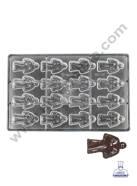 16 Cavity Polycarbonate Chocolate Mold - ( YBS-140 ) (MOQ 12 PCS) (RDD)