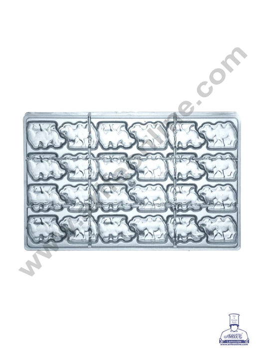 24 Cavity Camel Shape Polycarbonate Chocolate Mold - ( YBS-143 ) (RRD)