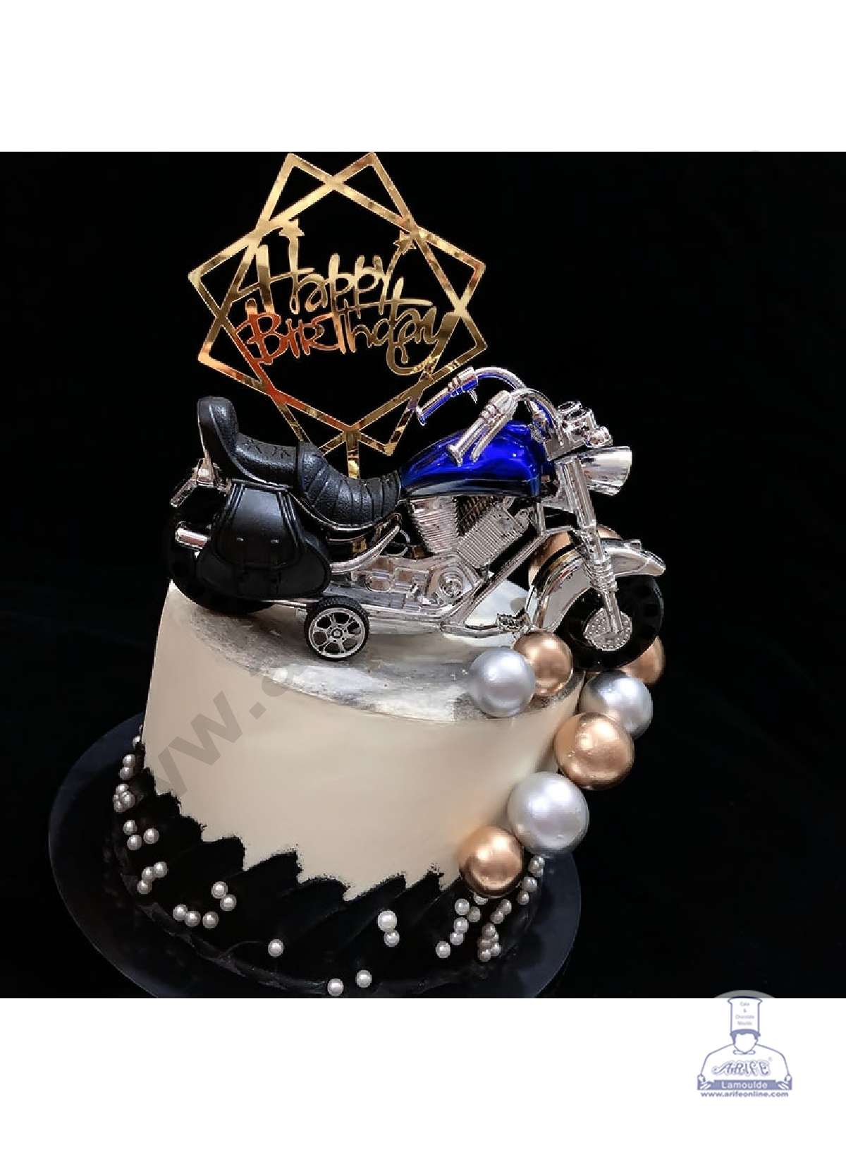 1 Piece Bullet Bike MotorCycle Toy Cake Topper (SB-T-SF202-BluePruple) (MOQ 12 PCS) (FD)