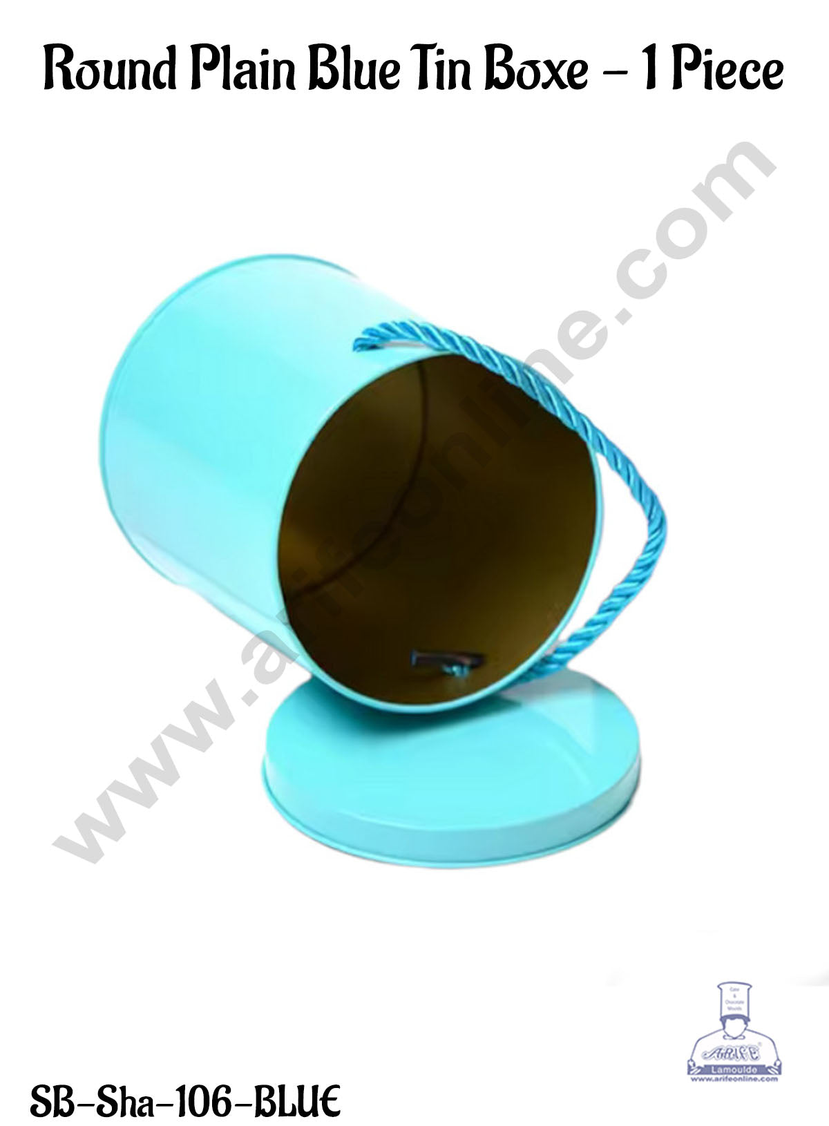 Round plain Tin Boxes -  Gift Box  Chocolate Box Jewellery Box (ME)