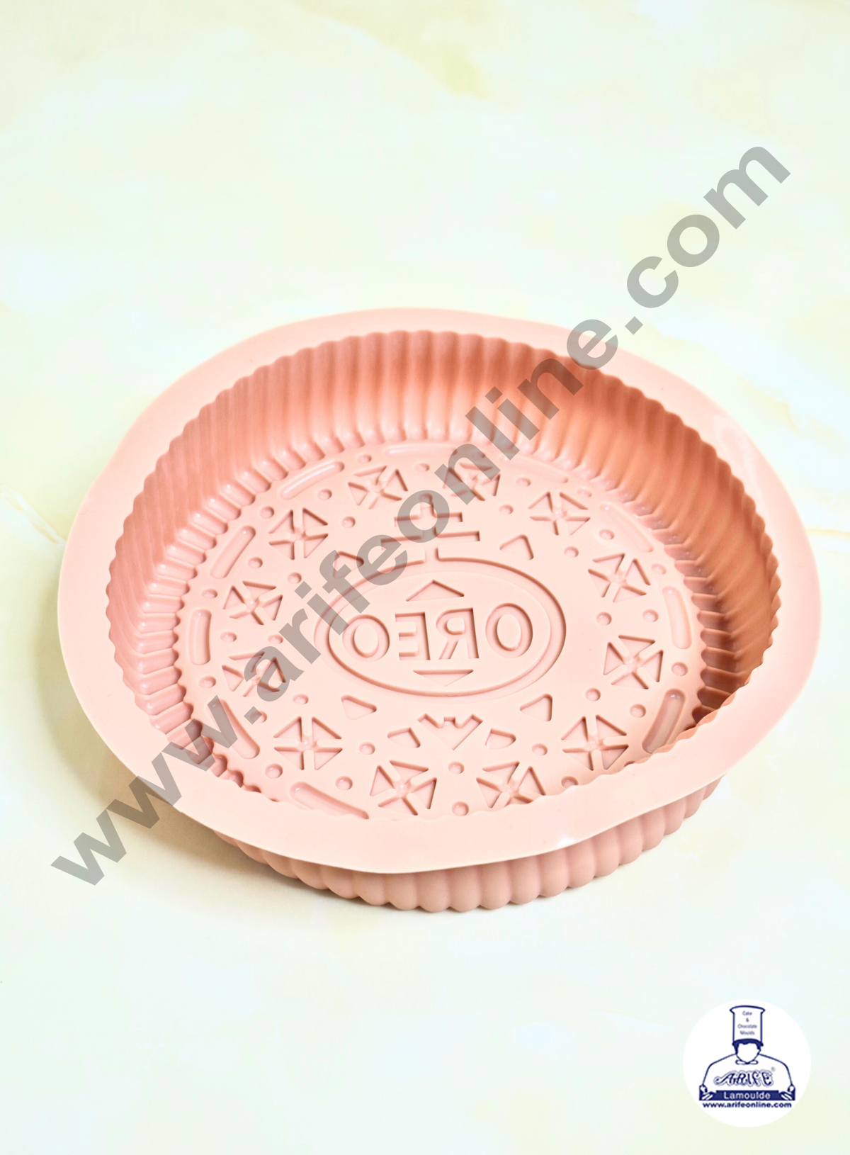 Oreo Shape Silicon Cake Mould | Muffin Mould | 7 inch (MOQ 12 PCS)