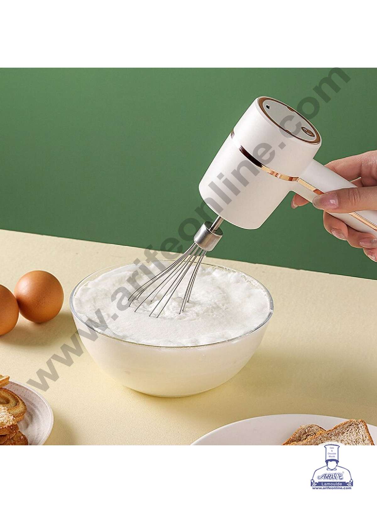 Easy Cordless Portable Electric Whisker Mini Cream Whisker (MOQ 6 PCS)