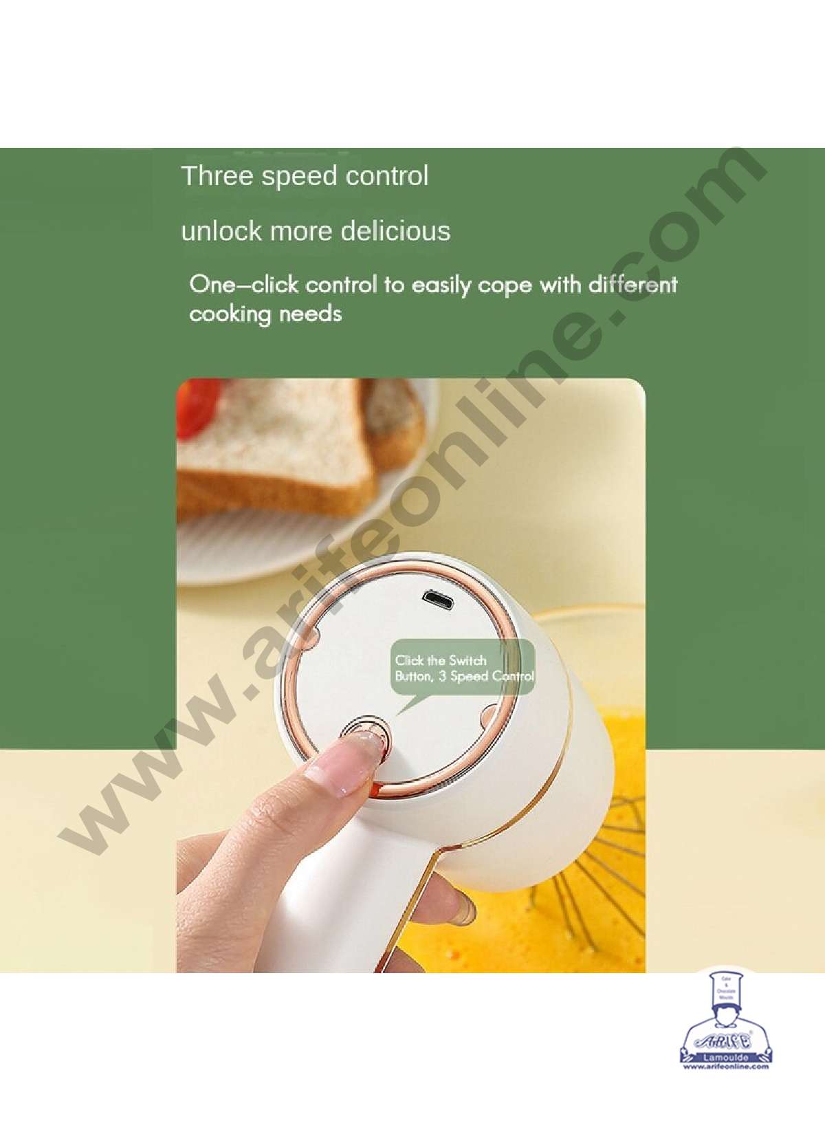 Easy Cordless Portable Electric Whisker Mini Cream Whisker (MOQ 6 PCS)