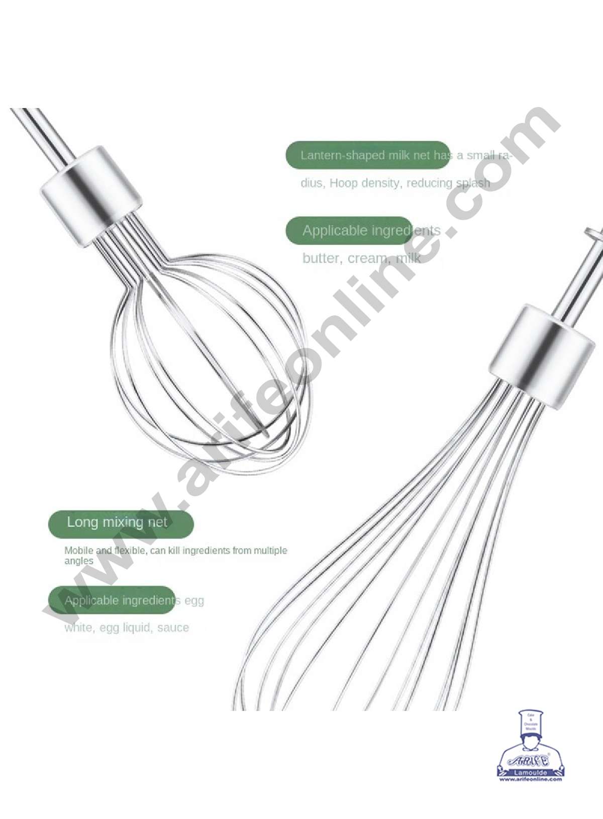 Easy Cordless Portable Electric Whisker Mini Cream Whisker (MOQ 6 PCS)