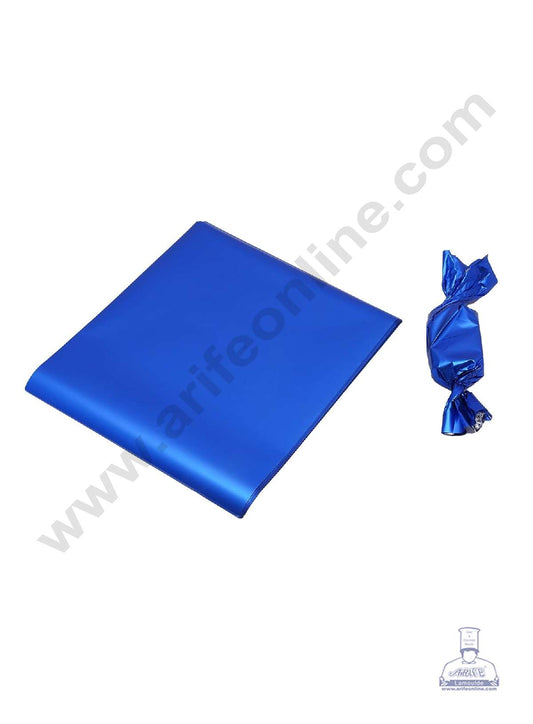 Metallic Plastic Chocolate Wrapper, Dark Blue 200 Pcs Pack (MOQ 12 PACK) (FD)