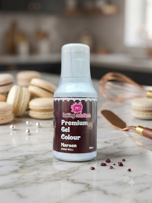 7C Edible Premium  Gel Color Food Colouring for Icing, Cakes Decor, Baking, Fondant Colours - Maroon (MOQ 12 PCS) (RA.24)