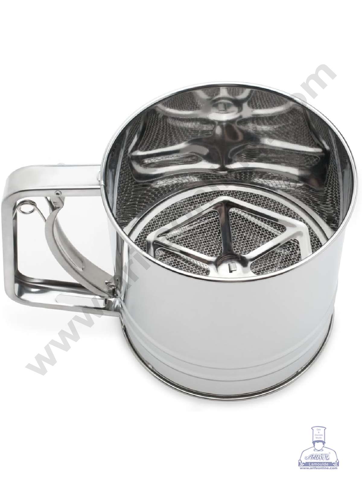 Stainless Steel Flour Sifter Sieve Cup for Powdered Sugar Baking Tool (MOQ 6 PCS) (AOD)