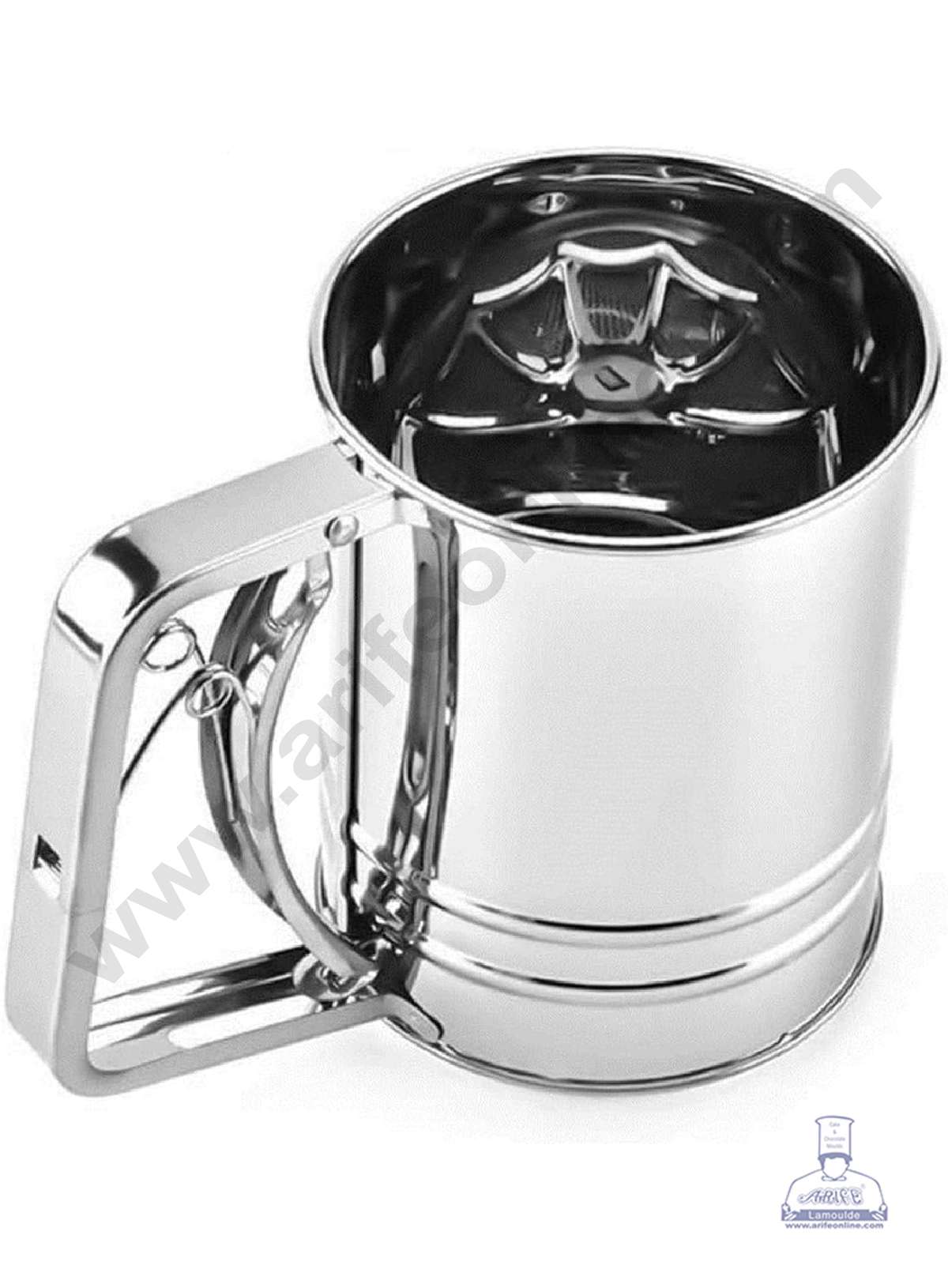 Stainless Steel Flour Sifter Sieve Cup for Powdered Sugar Baking Tool (MOQ 6 PCS) (AOD)