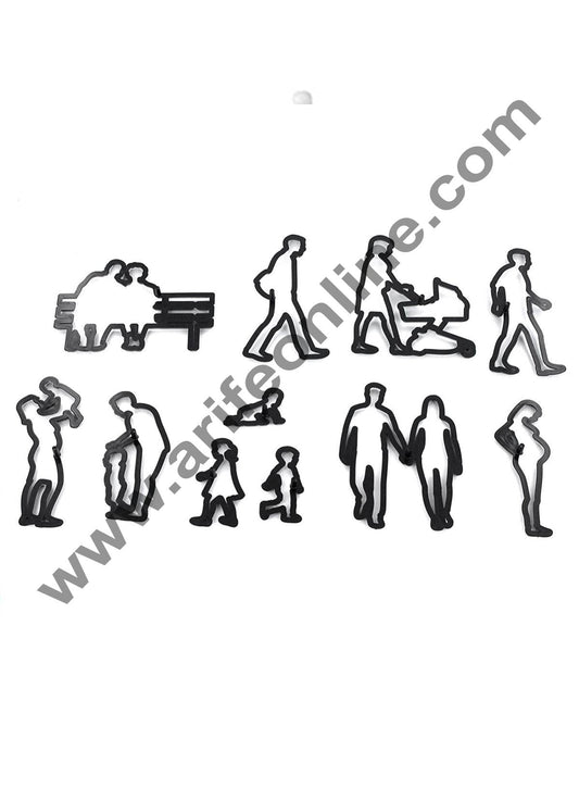 Cake Decor Family Silhouette Cutter Set by Patchwork Cutters