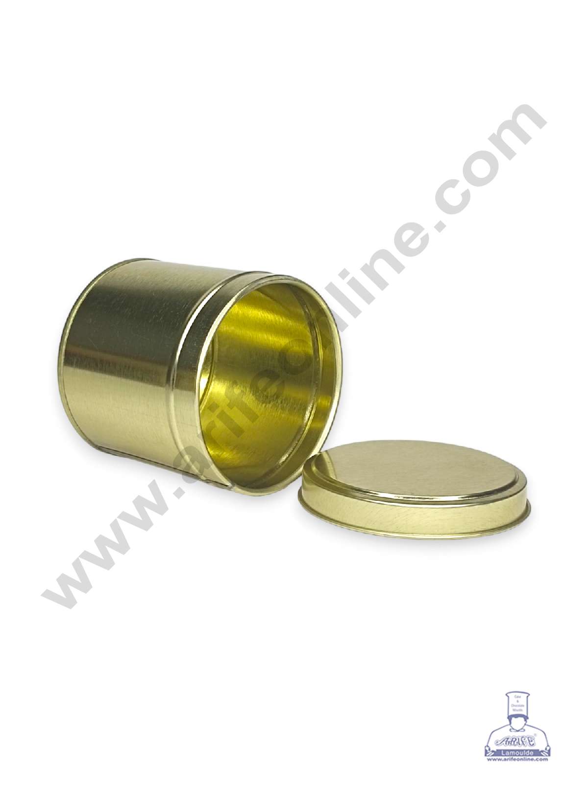 Small Dream Cake Tin | Gift Box | Chocolate Box | Jewellery Box - Gold (MOQ 50 PCS) (RE)