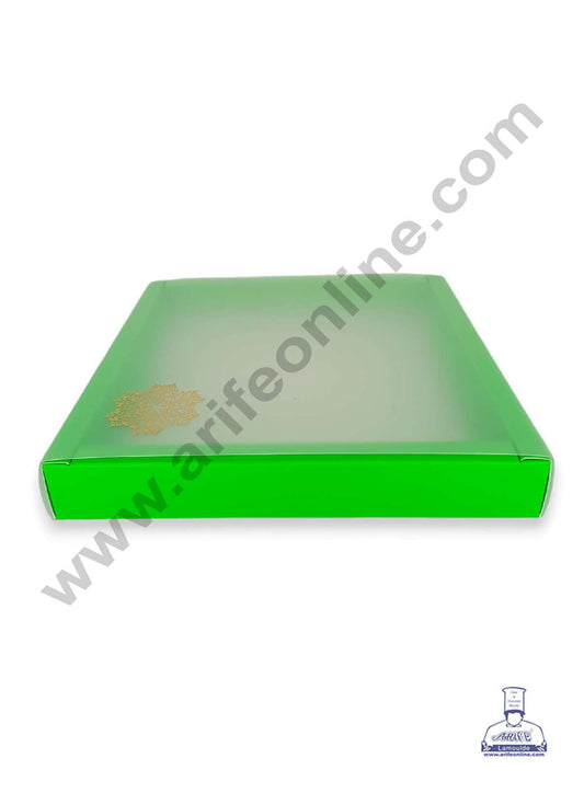 16 Cavity Chocolate Box with Sliding Cover & Cavity ( 10 Piece Pack ) - Green (MOQ 12 PACK) (IDD)