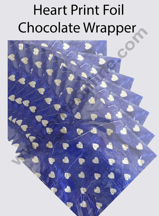 heart Print Cut Foil Wrapper