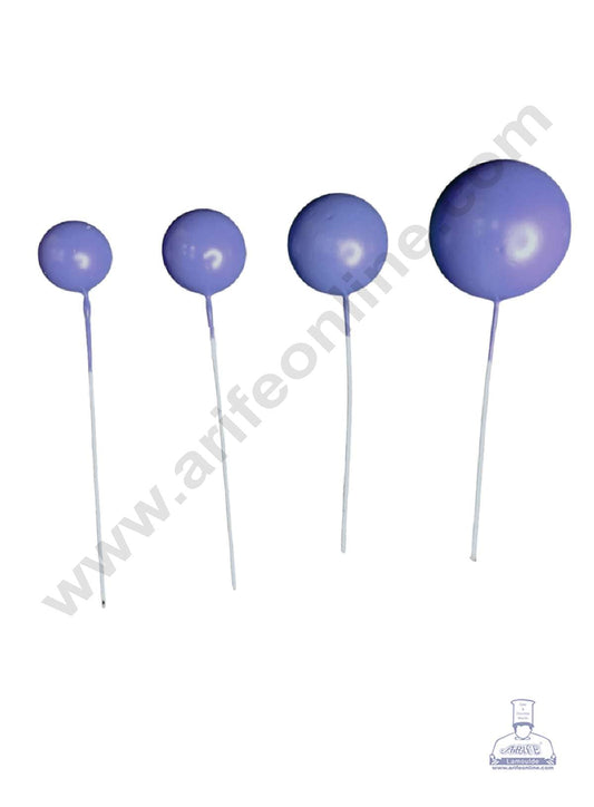 Indigo Faux Balls Topper For Cake and Cupcake Decoration - 20 pcs Pack (SB-IndigoBall-20) (MOQ 300 PACKET 1 CRTN) (IM)