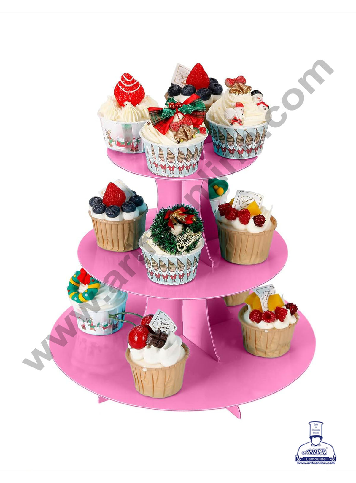 Cake Decor™ 3 Tier Plane Cardboard Cupcake Stand Holder