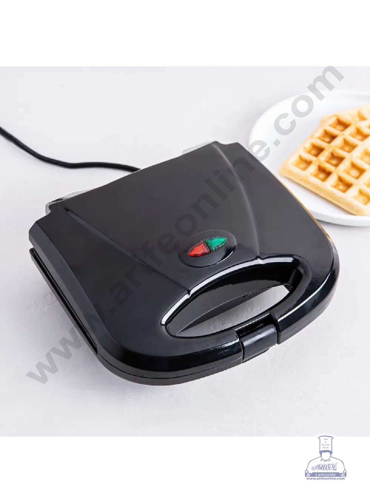 Jubake 2 Slice Waffle Maker 750W | Non-Stick Waffle Iron (MOQ 10 PCS)