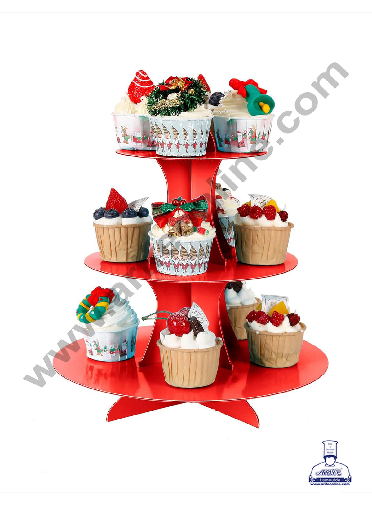 Cake Decor™ 3 Tier Plane Cardboard Cupcake Stand Holder