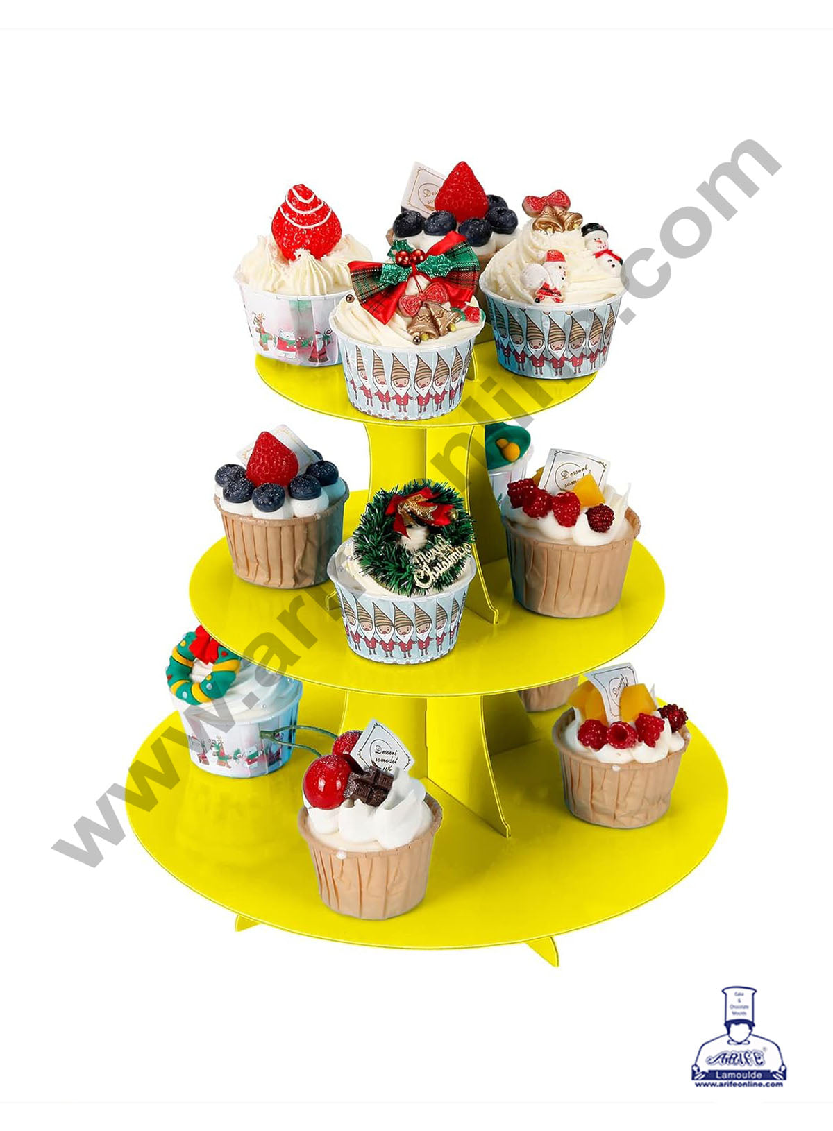 Cake Decor™ 3 Tier Plane Cardboard Cupcake Stand Holder