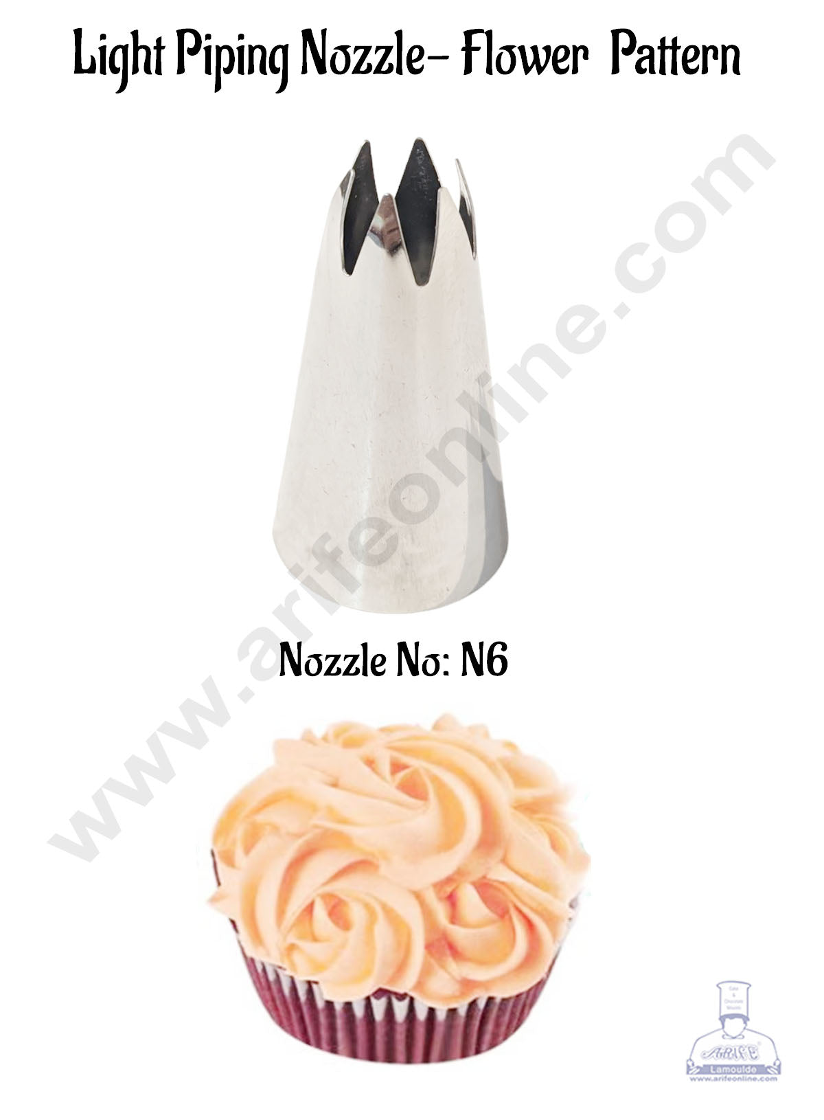 Light Piping Nozzle No. N6- Rose Pattern (MOQ 50 PCS)