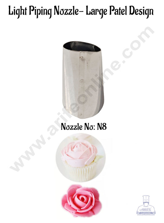 Light Piping Nozzle No. N8- Large Patel Design (MOQ 50 PCS)