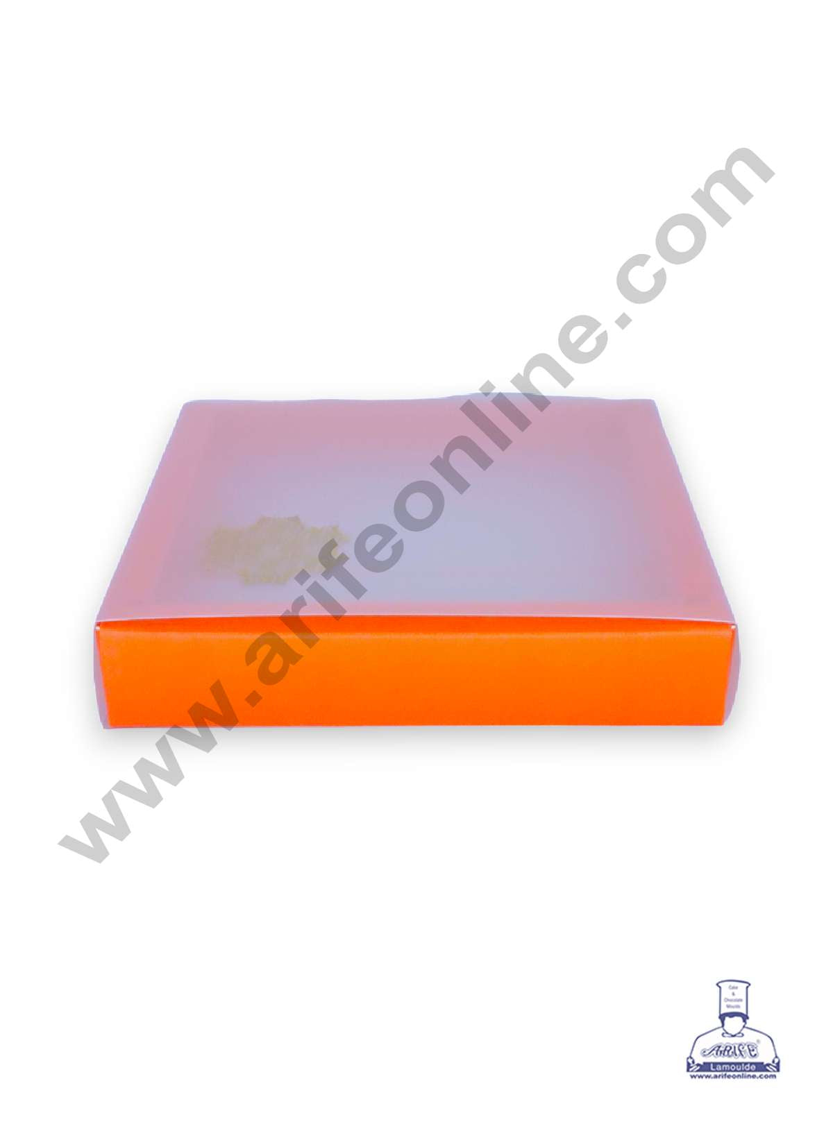 9 Cavity Chocolate Box with Sliding Cover & Cavity ( 10 Piece Pack ) - Orange  (MOQ 12 PACK) (RED)