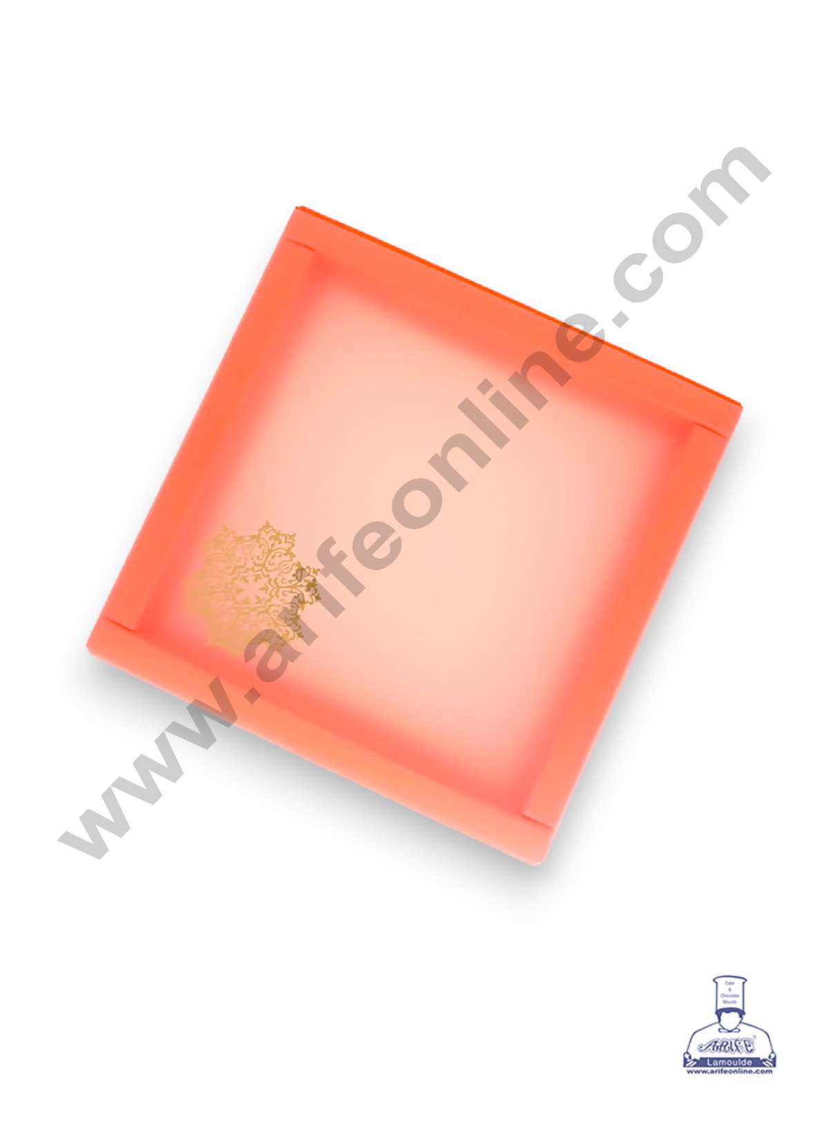 9 Cavity Chocolate Box with Sliding Cover & Cavity ( 10 Piece Pack ) - Orange  (MOQ 12 PACK) (RED)