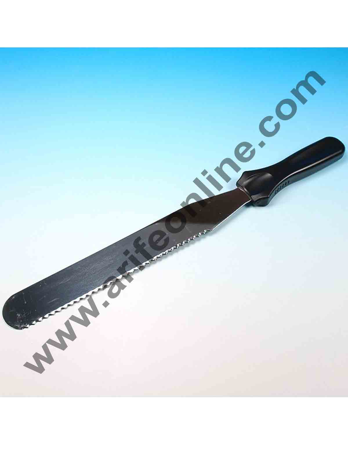 Cake Decor Straight Spatula Serrated Knife,Combo Cake Pallate Knife