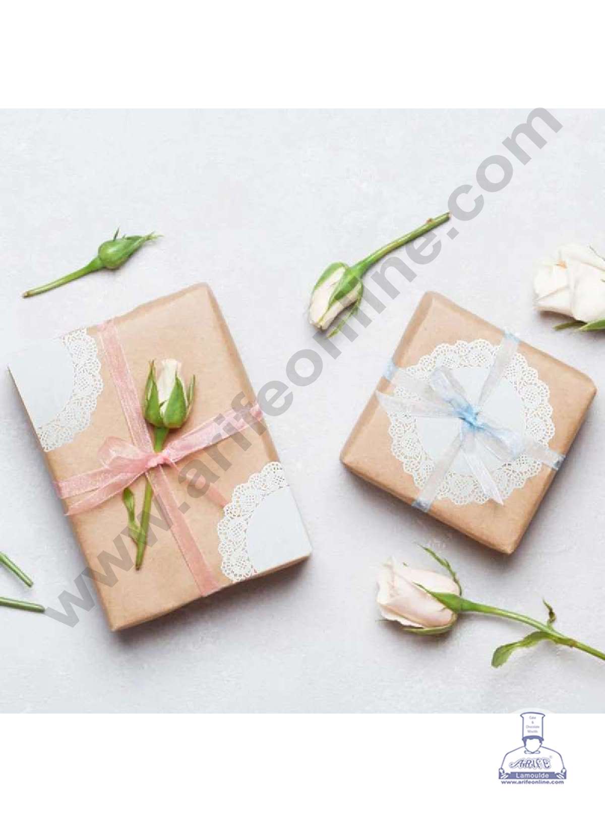 4.5 inch Paper Doilies | Round Placemats | Decorative Accessories | Disposable Paper Mats - White (100 pcs Pack) (MOQ 12 PACK)