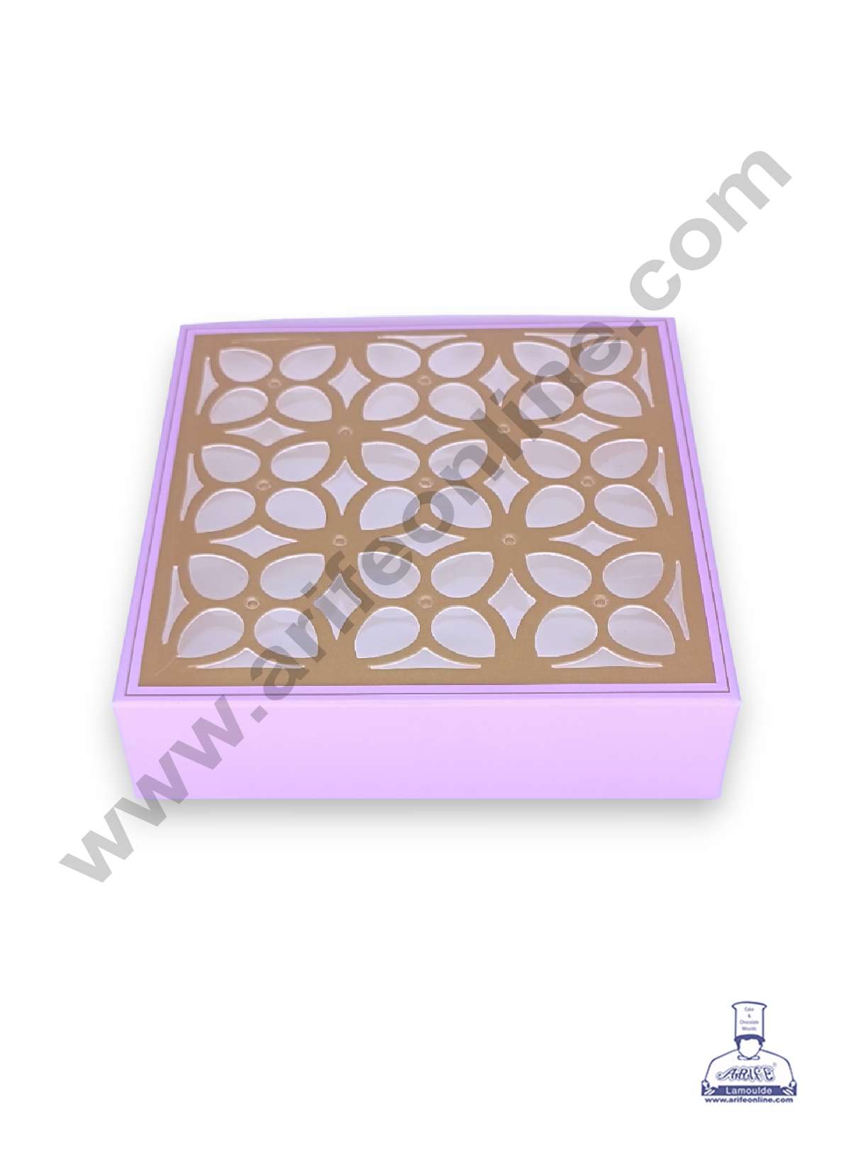 9 Cavity Chocolate Box with Cavity & Cutout Window Without Handle ( 10 Piece Pack ) - Light Purple (MOQ 12 PCK) (AID)