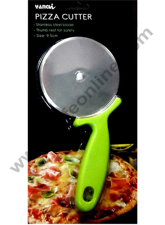 1pc Pizza Cutter  Stainless Steel Blade with Plastic Handle  (MOQ 12 PCS) (ED)