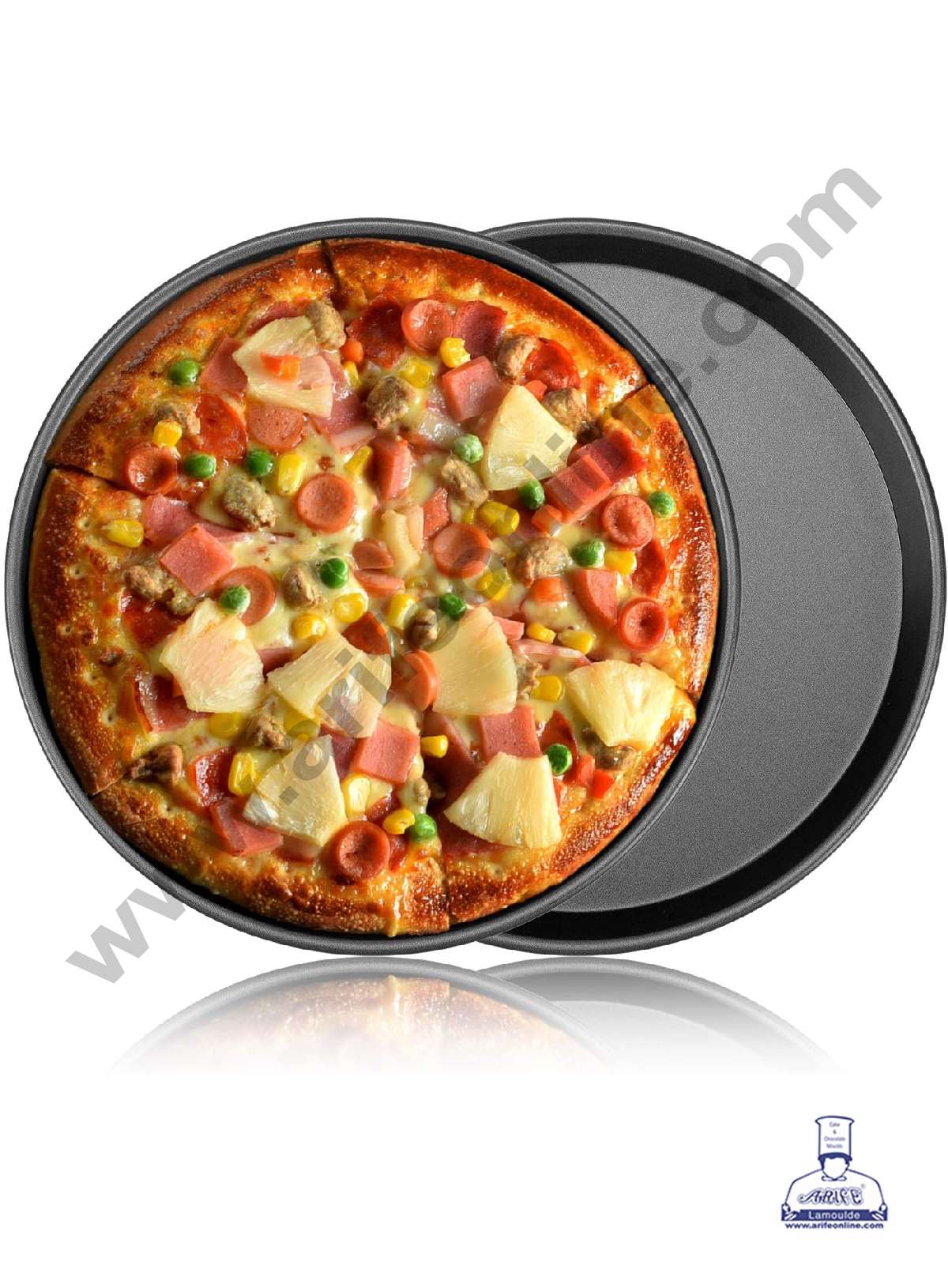 NONSTICK PIZZA PAN 18 X 2.5cm SBNS-KL-242-18 (MOQ 12 PCS) (EE)