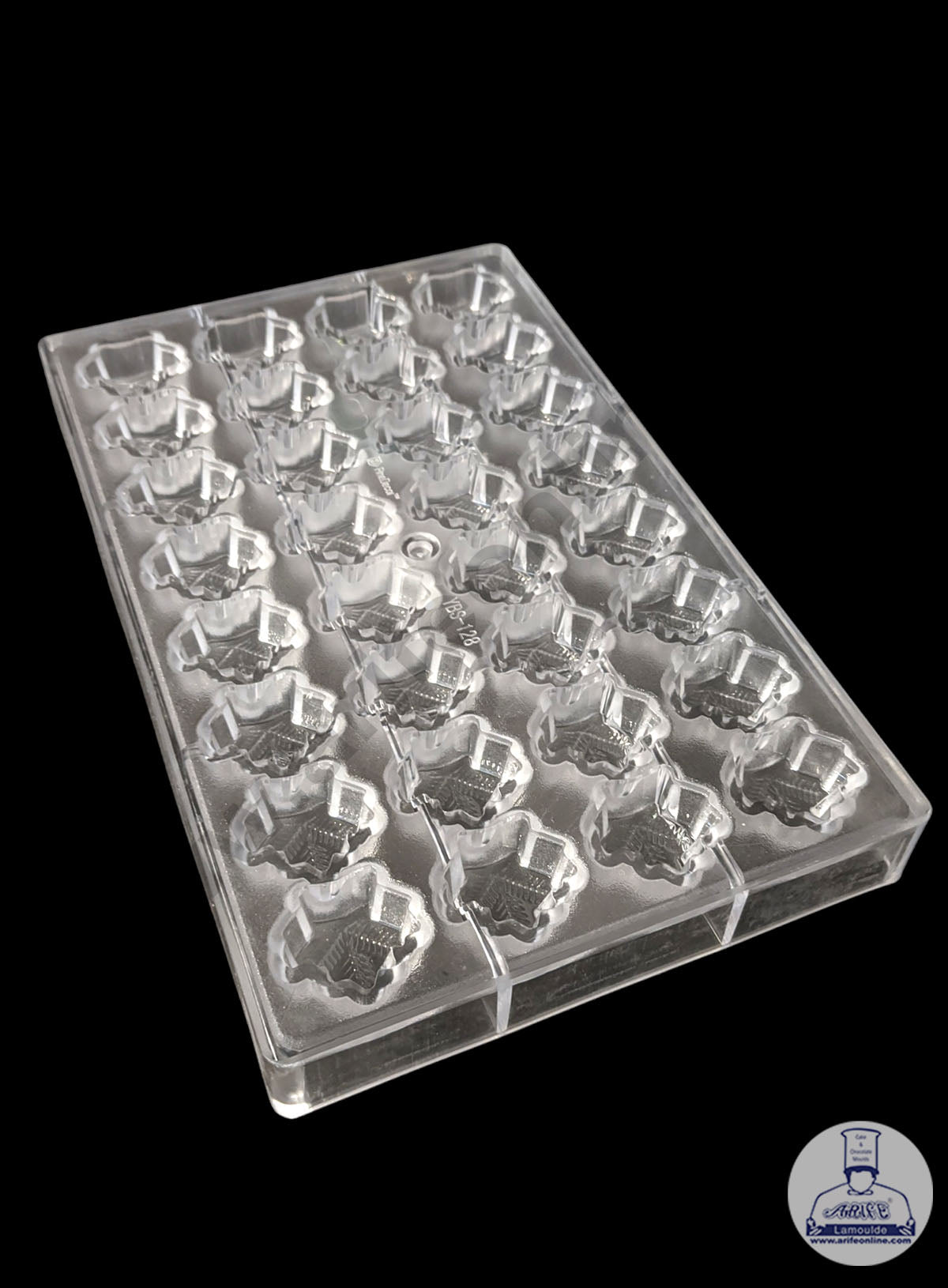 32 Cavity Maple Leaf Shape Polycarbonate Chocolate Mold - ( YBS-128 ) (MOQ 12 PCS) (RRD)
