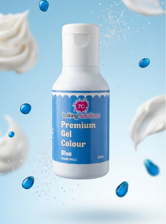7C Edible Premium  Gel Color Food Colouring for Icing, Cakes Decor, Baking, Fondant Colours - Blue  (MOQ 12 PCS)  (RA.24)