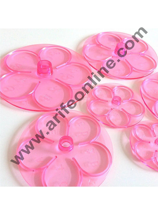 Cake Decor 6 Piece Fondant Roses Flower Mold Cake Decorating Bake Mold Cutter Tool