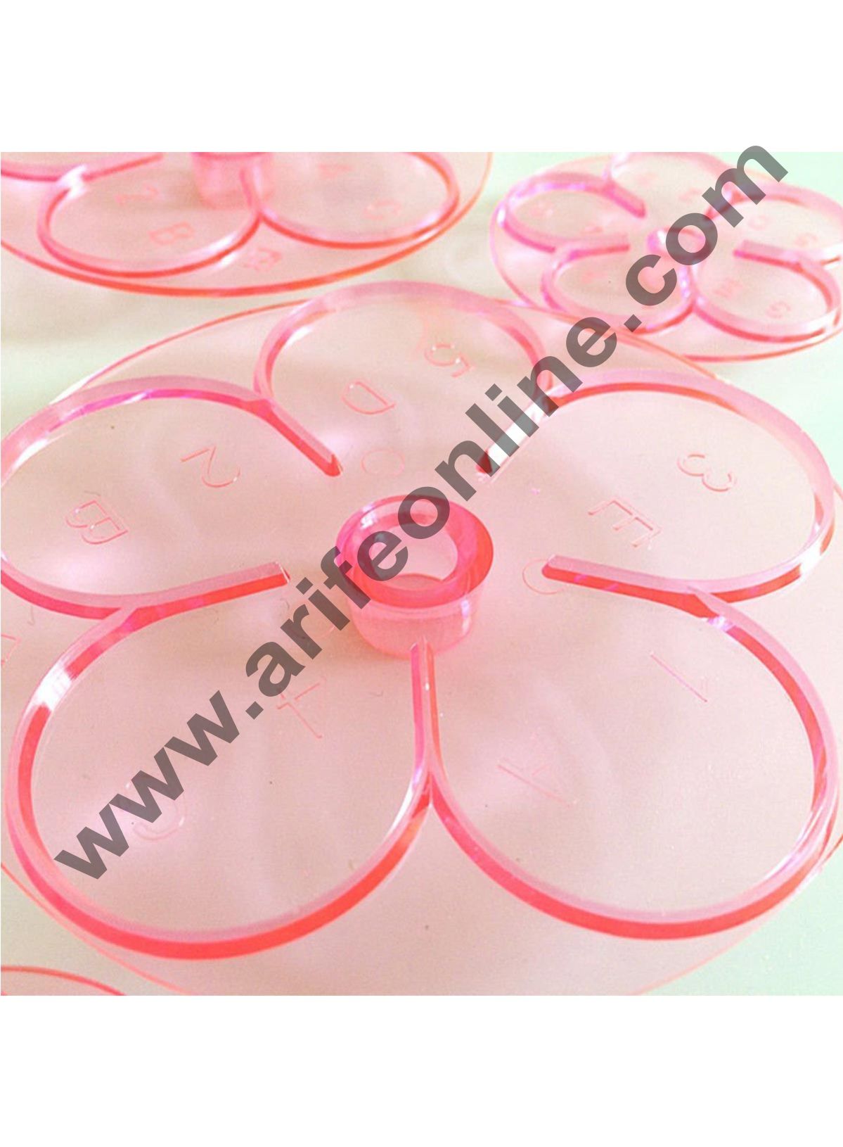 Cake Decor 6 Piece Fondant Roses Flower Mold Cake Decorating Bake Mold Cutter Tool