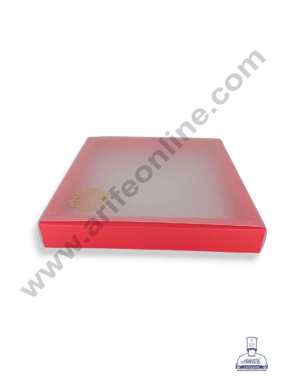 16 Cavity Chocolate Box with Sliding Cover & Cavity ( 10 Piece Pack ) - Red (MOQ 12 PACK) (IDD)