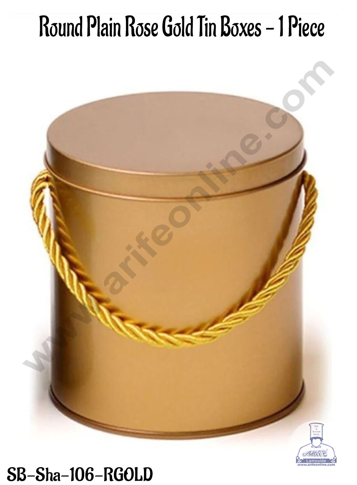 Round plain Tin Boxes -  Gift Box  Chocolate Box Jewellery Box (ME)