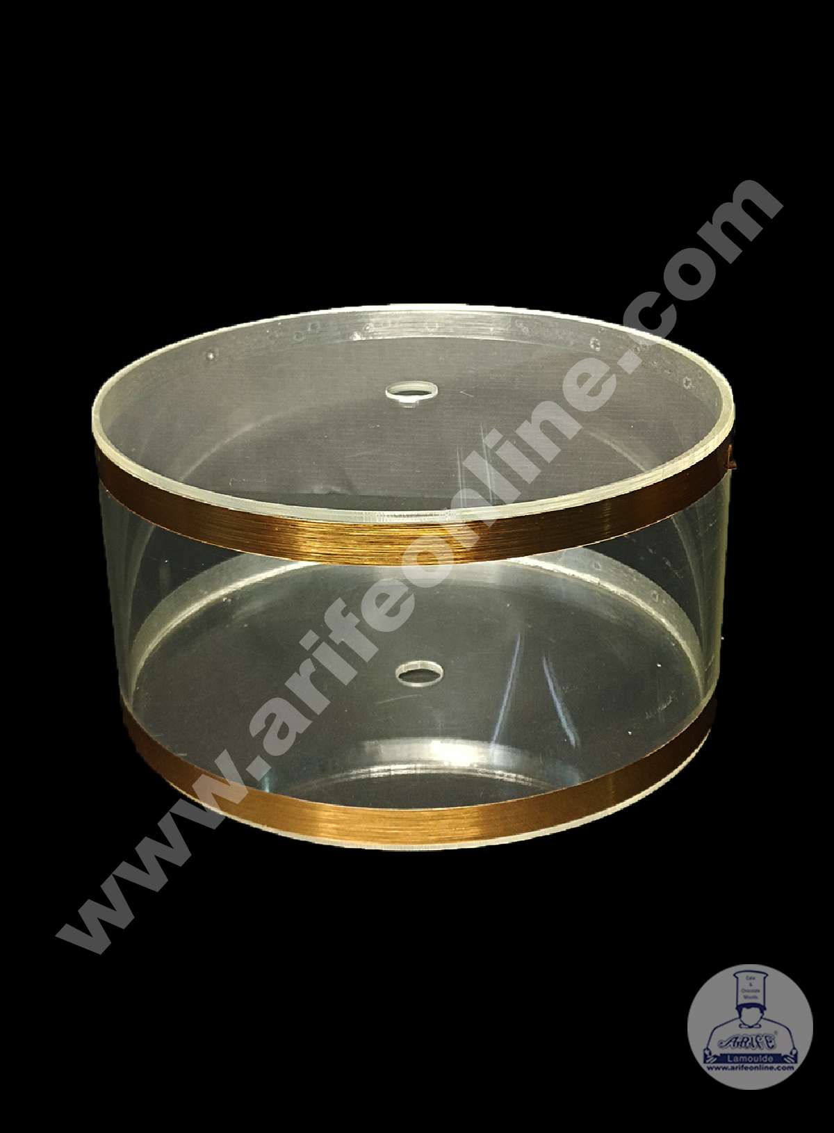 Round FILL-A-TIER Cake Spacer 6" X 4" Acrylic Clear Cake Display Spacer (MOQ 12 PCS)